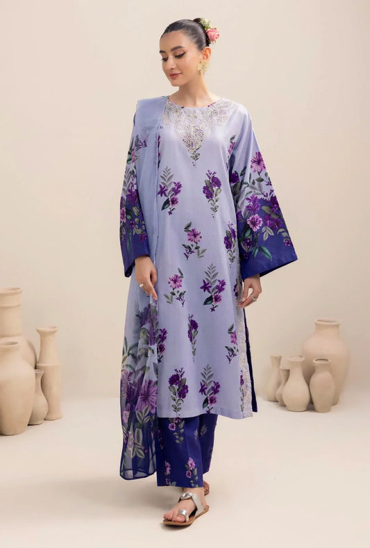 KAADI 3-Piece Unstitched Lawn Suit