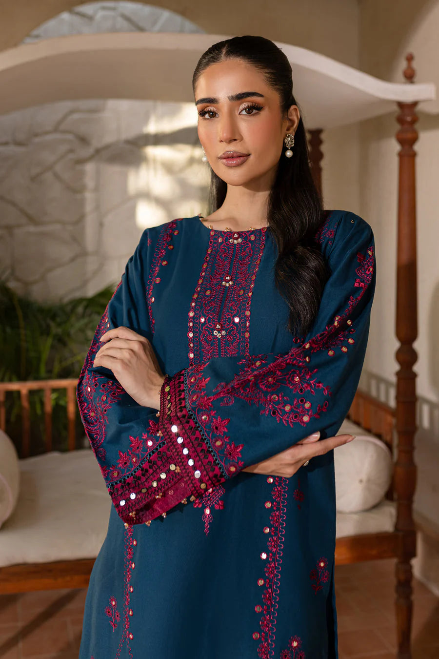 Meeru 2Pc - Embroidered Lawn Dress