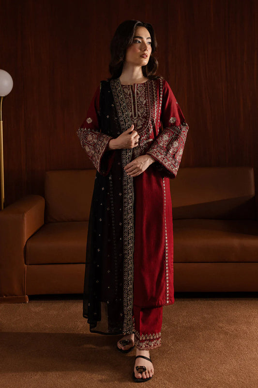 Lamar 3Pc - Embroidered Lawn Dress