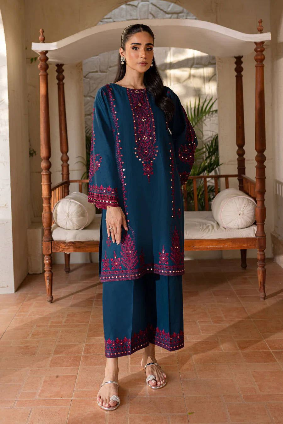 Meeru 2Pc - Embroidered Lawn Dress