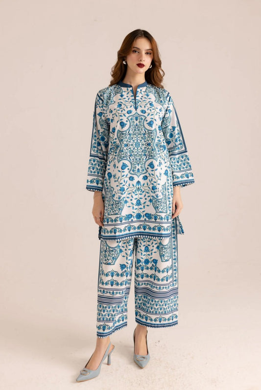 Women's 2-Piece Unstitched Lawn Suit