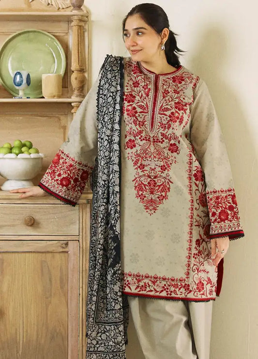 Women 3 Piece Unstitched Lawn Suit